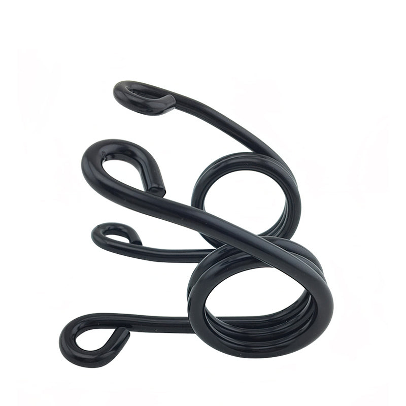 Custom Chrome 2"Properly Wound Scissor Springs Chrome Black For Harley Chopper/Bobber Moto Solo Seat