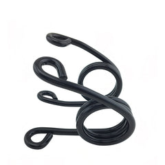 Custom Chrome 2"Properly Wound Scissor Springs Chrome Black For Harley Chopper/Bobber Moto Solo Seat