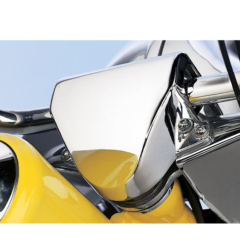 Custom Chrome Handlebar Clamp Covers For FL Softail Models From 86-99 4-Speed FL Models