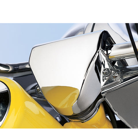 Custom Chrome Handlebar Clamp Covers For FL Softail Models From 86-99 4-Speed FL Models