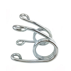 Custom Chrome 2"Properly Wound Scissor Springs Chrome Black For Harley Chopper/Bobber Moto Solo Seat