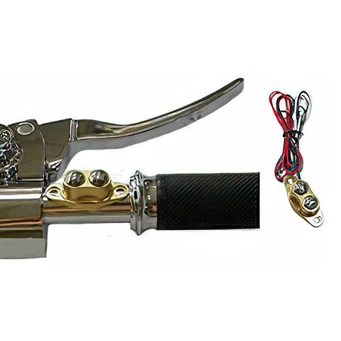 Custom Chrome Bronze CNC Custom Handlebar Dual Micro Button Switch Kit For Custom Application