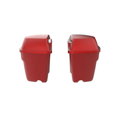 HR3 Wicked Red Denim Hard Saddlebags Harley Hard Bags (Regular)For 14-23 Harley Touring