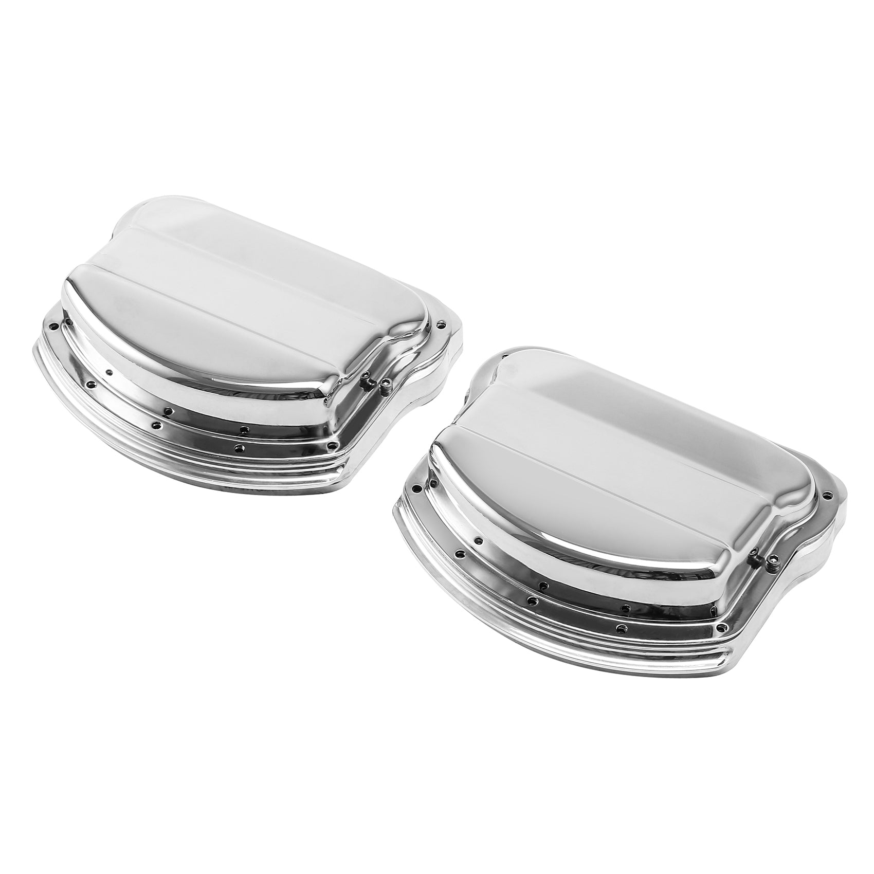 Custom Chrome Panhead Valve Rocker Box Top Cover Set Chrome Fit For Harley Twin Cam Models 99+