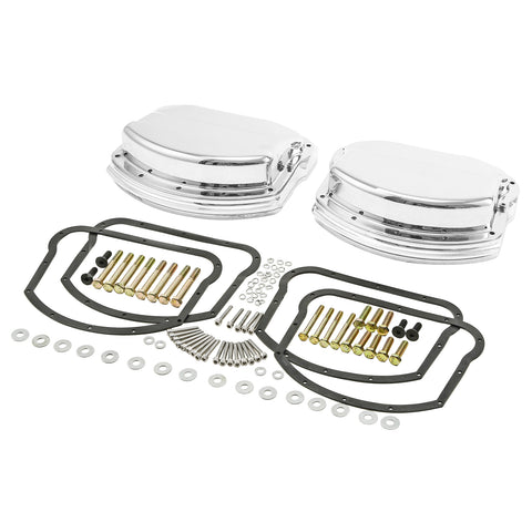 Custom Chrome Panhead Valve Rocker Box Top Cover Set Chrome Fit For Harley Twin Cam Models 99+