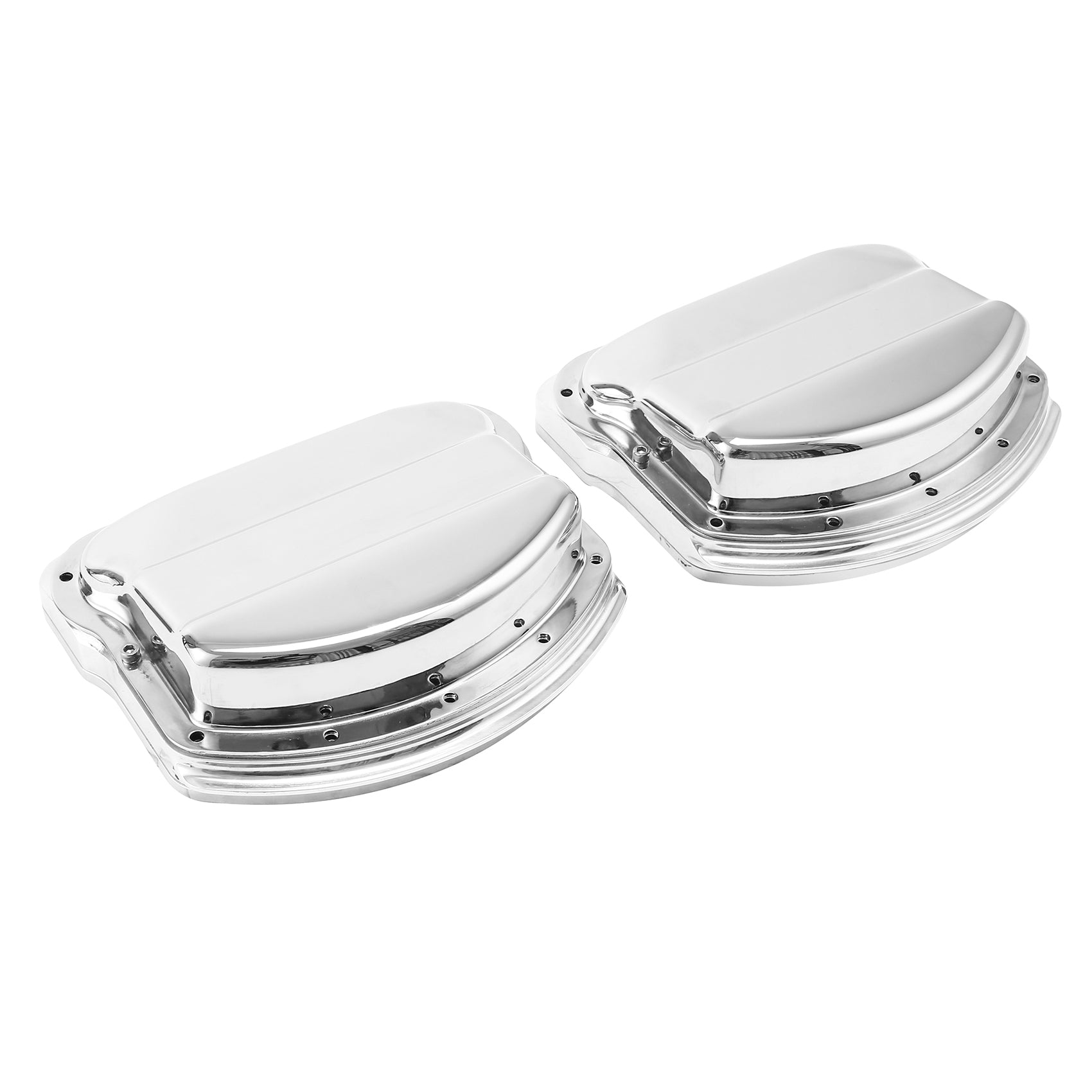 Custom Chrome Panhead Valve Rocker Box Top Cover Set Chrome Fit For Harley Twin Cam Models 99+