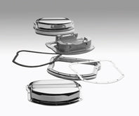 Custom Chrome Panhead Valve Rocker Boxes Top Covers Chrome Fit For Evolution FXR Dresser 84-00