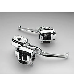 Custom Chrome 11/16" Complete Control Kit Fit For Harley Dual Disc Models 96-06