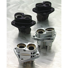 Custom Chrome Black Tappet Guide Lifter Block Fit For Harley Early Big Twin models 1953-1984