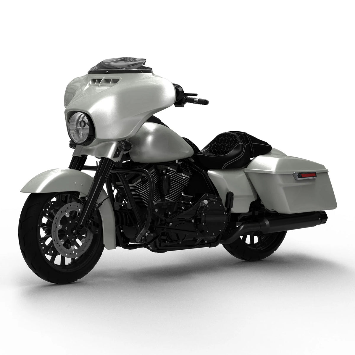 HR3 Silver Fortune Complete Body Fairing Kit For Harley Street Glide FLHX 14-23