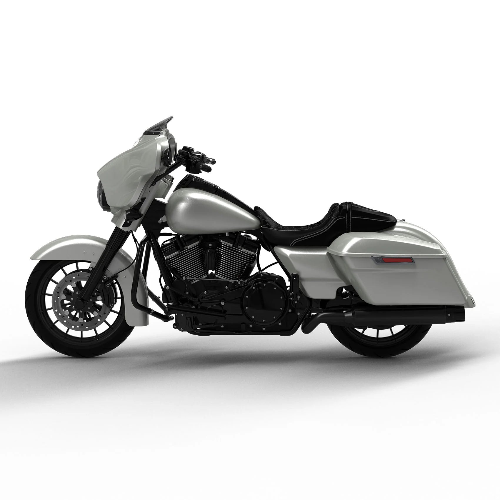 HR3 Silver Fortune Complete Body Fairing Kit For Harley Street Glide FLHX 14-23