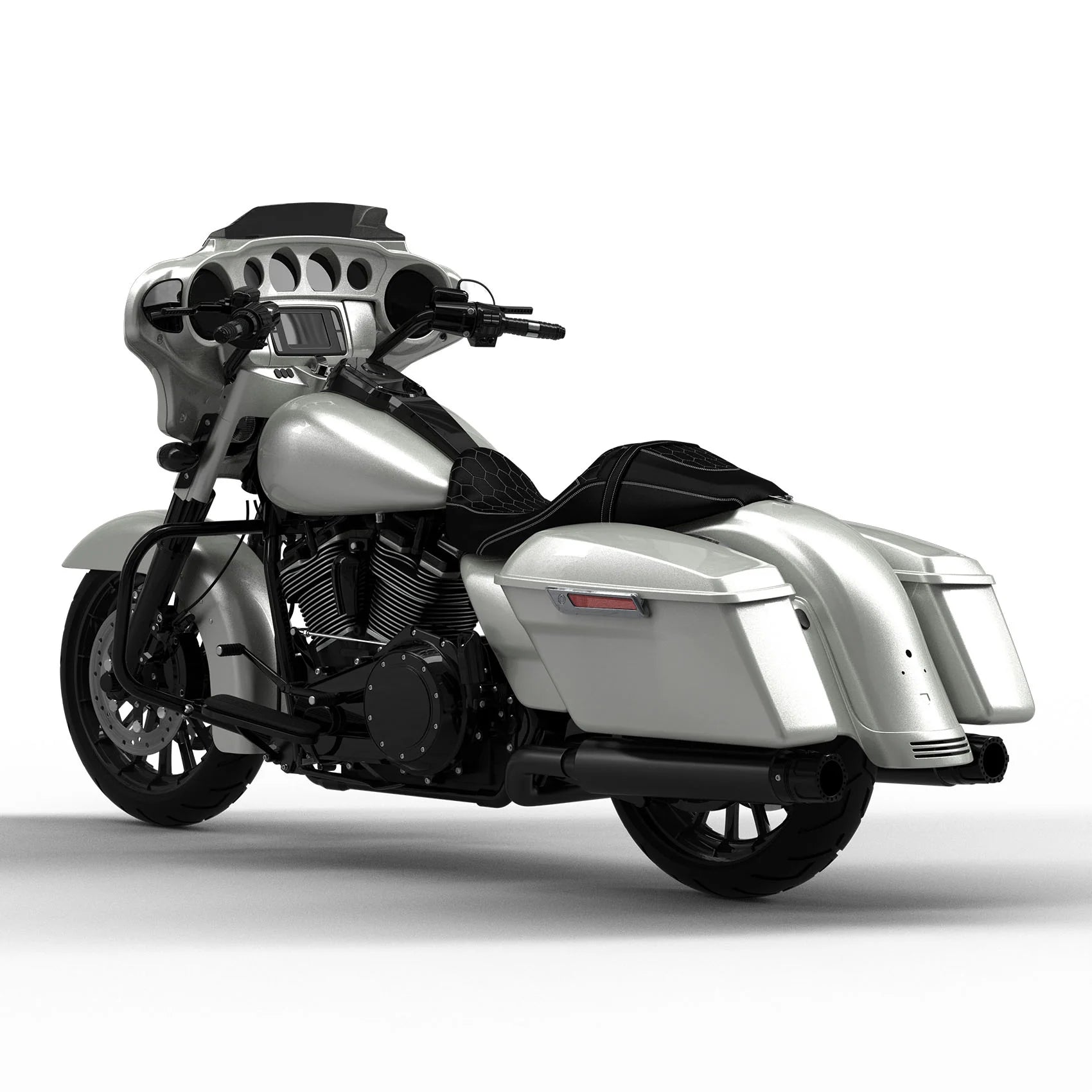 HR3 Silver Fortune Complete Body Fairing Kit For Harley Street Glide FLHX 14-23