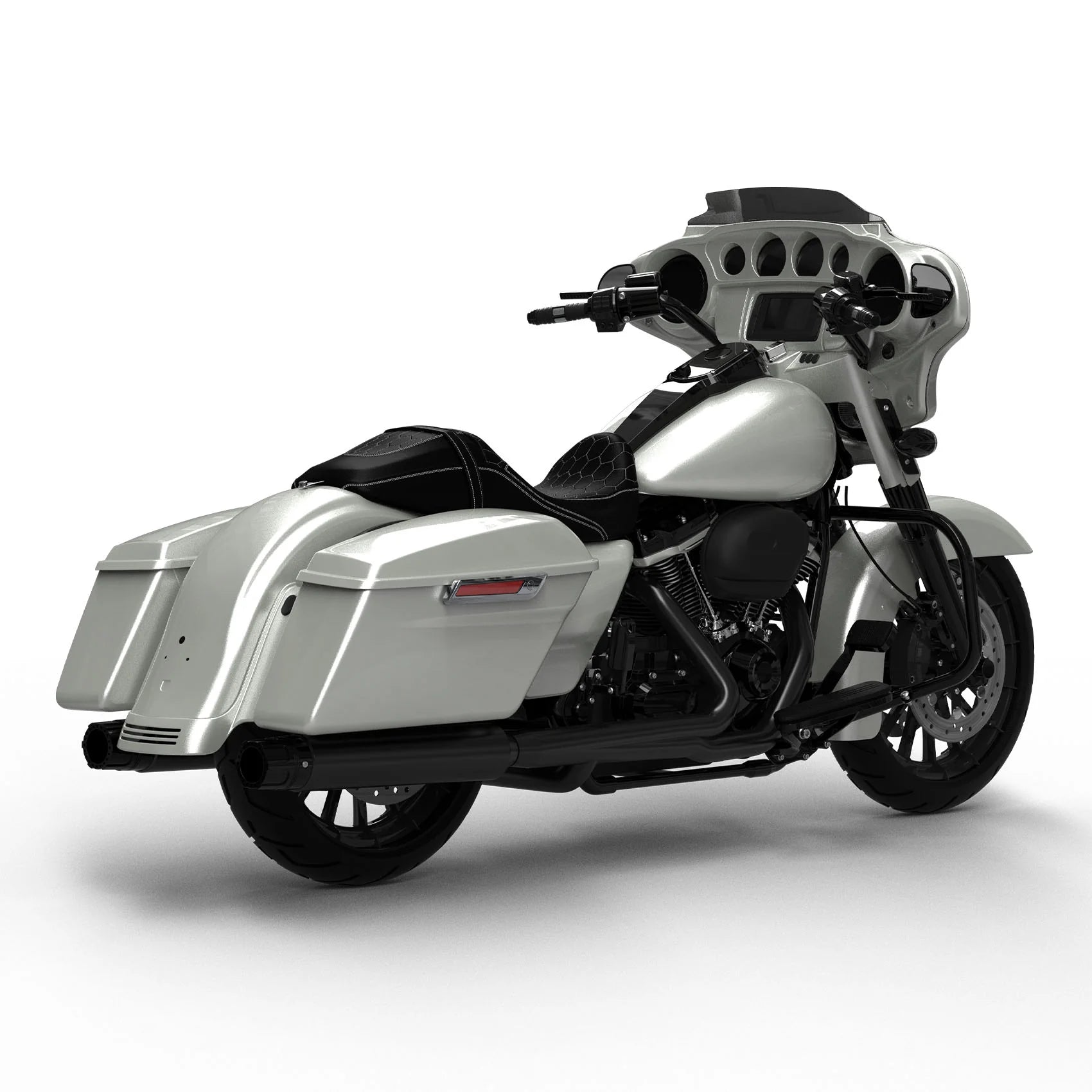 HR3 Silver Fortune Complete Body Fairing Kit For Harley Street Glide FLHX 14-23