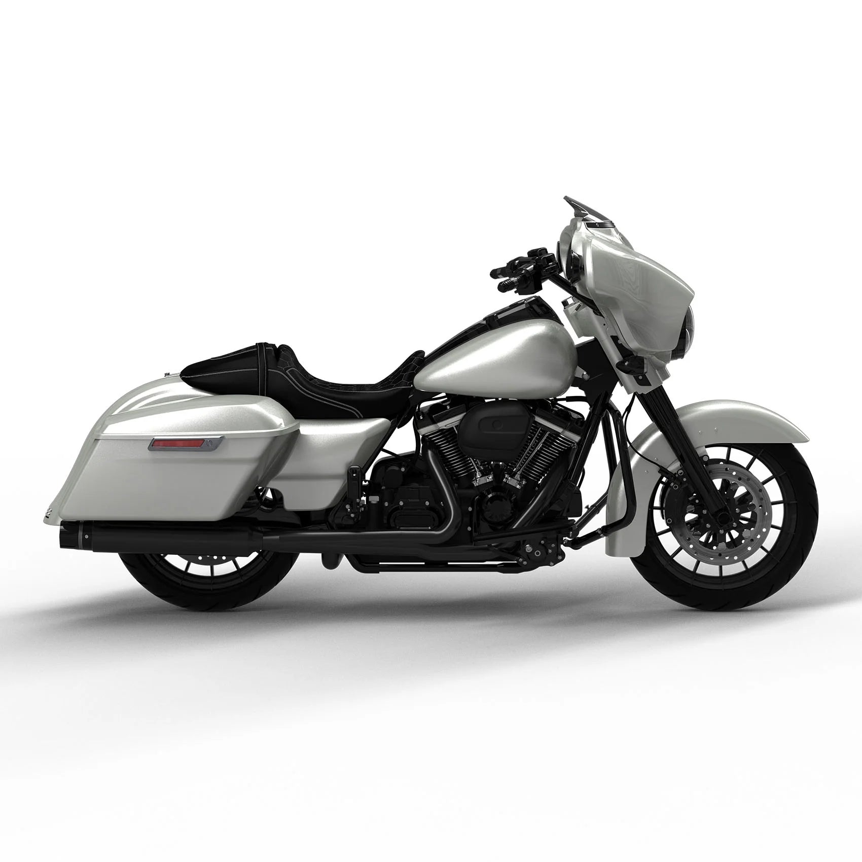 HR3 Silver Fortune Complete Body Fairing Kit For Harley Street Glide FLHX 14-23