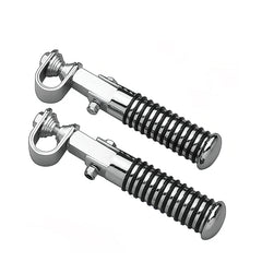 Custom Chrome Motorcycle Custom O-ring Pegs Clamp-on 7/8”-1” Footpegs