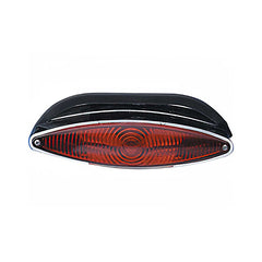 Custom Chrome Wider Snake Eye Taillight 12 Volt Fit For Harley Fat Bob Fenders