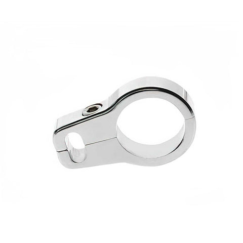 Custom Chrome 1" Dual Throttle Cable Clamp Fit For Harley Chrome