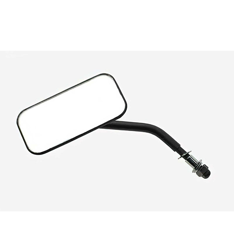 Custom Chrome Black Rectangular Rear-View Mirror Fit For Harley