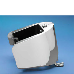 Santee Chrome Oil Tank Winged Center Fill Fit For Harley 1989-99 Softail models