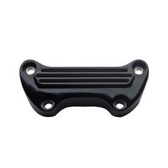 Custom Chrome Black Replacement Standard Handlebar Top Finned Clamps Fit For Harley 1974-up