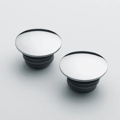 Custom Chrome Gas Cap Sets Fit For Harley all models W/ screw-type Gas Tanks late 1996-Up