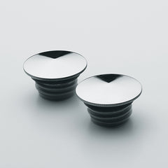 Custom Chrome Gas Cap Sets Kit Fit For Harley all models with screw-type Gas Tanks late 96-Up