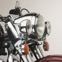 Custom Chrome Passing Lamp Trim Rings Fit For Harley all models from 1962-Up