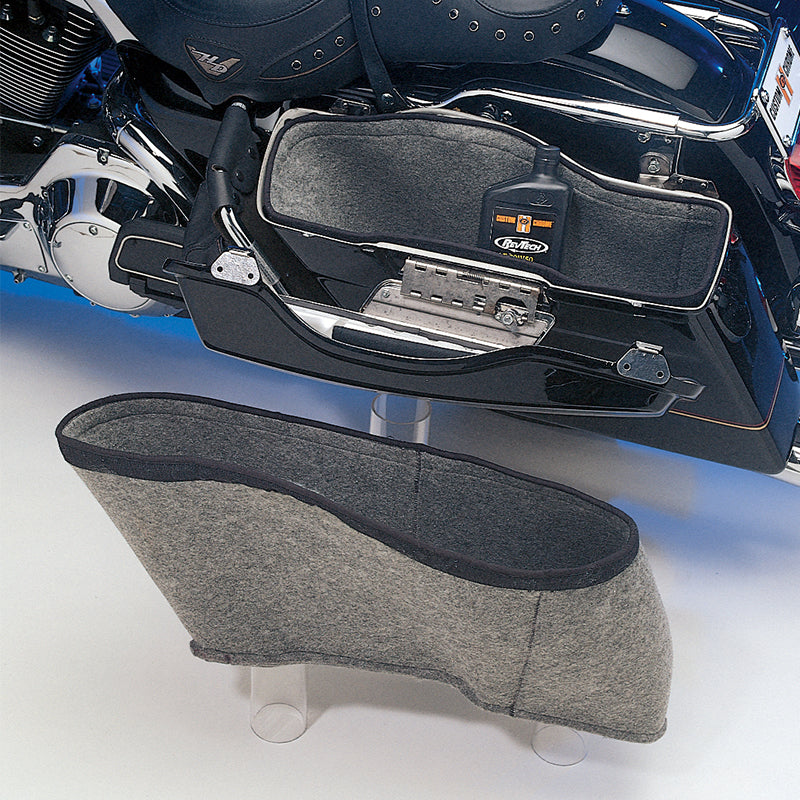 Custom Chrome Saddlebag Saddle bag Insert Carpet Liner Fit For Harley Davidson Touring 93-13