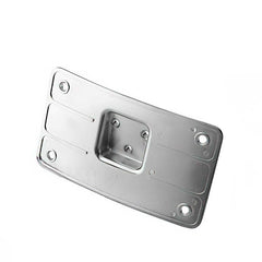 Custom Chrome Laydown Curved License Plate Bracket Fit For Harley Softail FLSTSC/Deluxe FLSTN