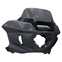 HR3 Low Rider Gunship Gray Headlight Fairing & Black Windshield Fit For Harley Low Rider ST 2022-2024