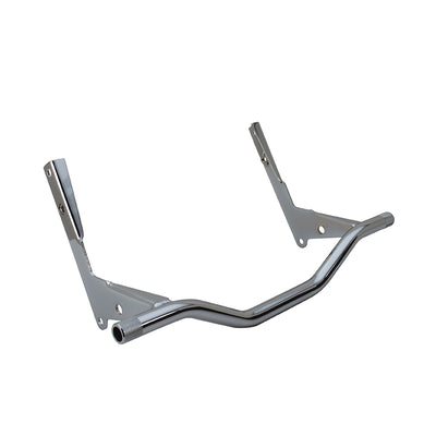 Custom Chrome Spotlight Passing Lamp Mount Bracket Bar Chrome Fit For Harley 4-speed FL 68-84