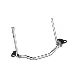 Custom Chrome Spotlight Passing Lamp Mount Bracket Bar Chrome Fit For Harley FL Softail 86-99