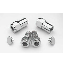 Custom Chrome Mirror Stem Mounting Kit Fit For 5/16" Doss Marker Light CCI #09127 & 09130