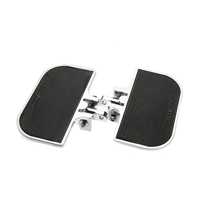 Tour Ease Floorboards Footpegs Chrome Black Fit For Harley FXR Softail Clevis-Style Footpeg Mounts