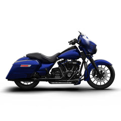 HR3 Zephyr Blue / Black Sunglo Complete Body Fairing Kit For Harley Street Glide Special FLHXS 14-23