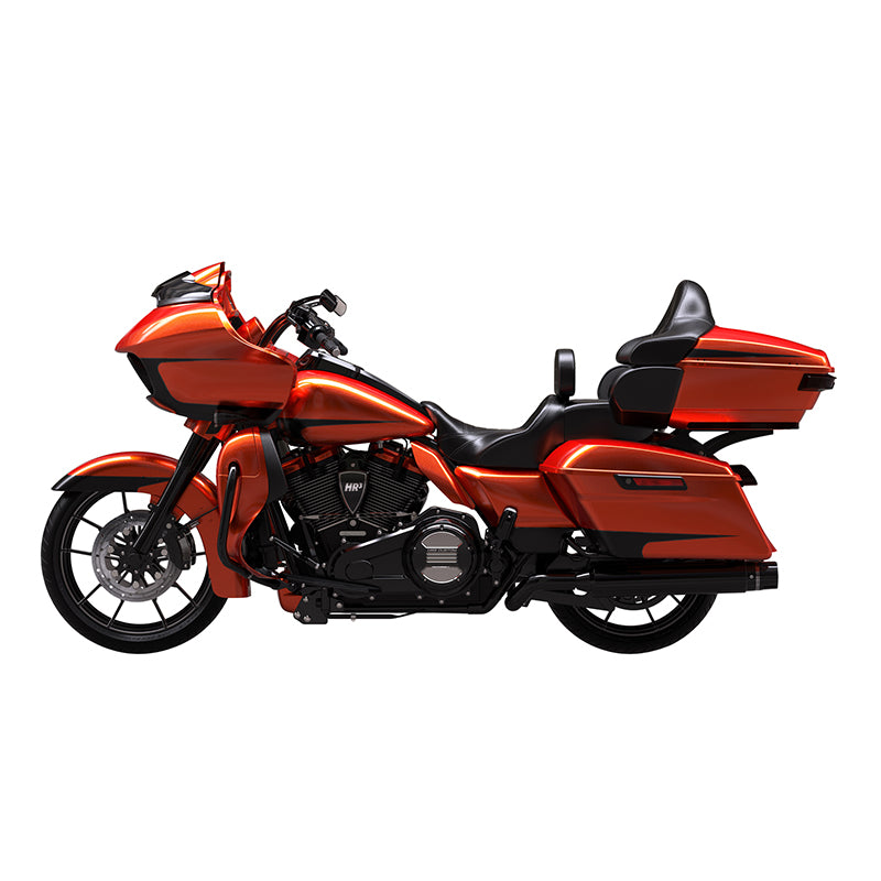 HR3 Scorched Orange/Black Denim Complete Body Fairing Kit For Harley Road Glide Limited FLTRK 2015-2023 [Pre-Order]