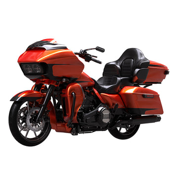 HR3 Scorched Orange/Black Denim Complete Body Fairing Kit For Harley Road Glide Limited FLTRK 2015-2023 [Pre-Order]