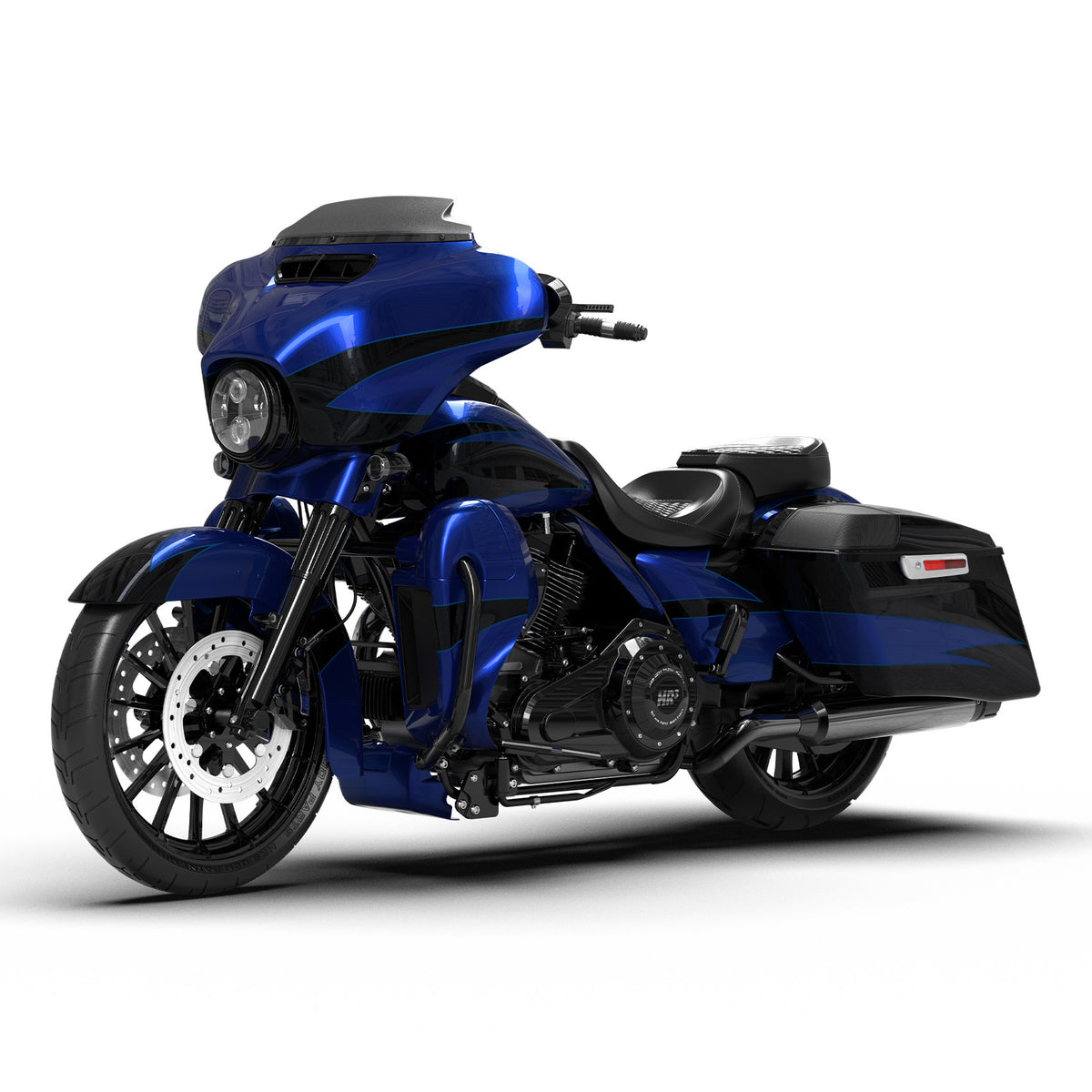 HR3 Candy Cobalt / Indigo Ink Complete Body Fairing Kit For Harley CVO Street Glide FLHXSE 14-23