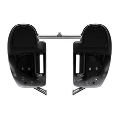 HR3 Silver / Black Honeycomb Fade Vented Lower Fairing Kit For Harley Touring models 2014-2024