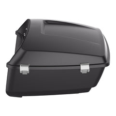 HR3 Industrial Gray Denim 13.7" King Size Touring Trunk Luggage For 14-24 Harley Touring