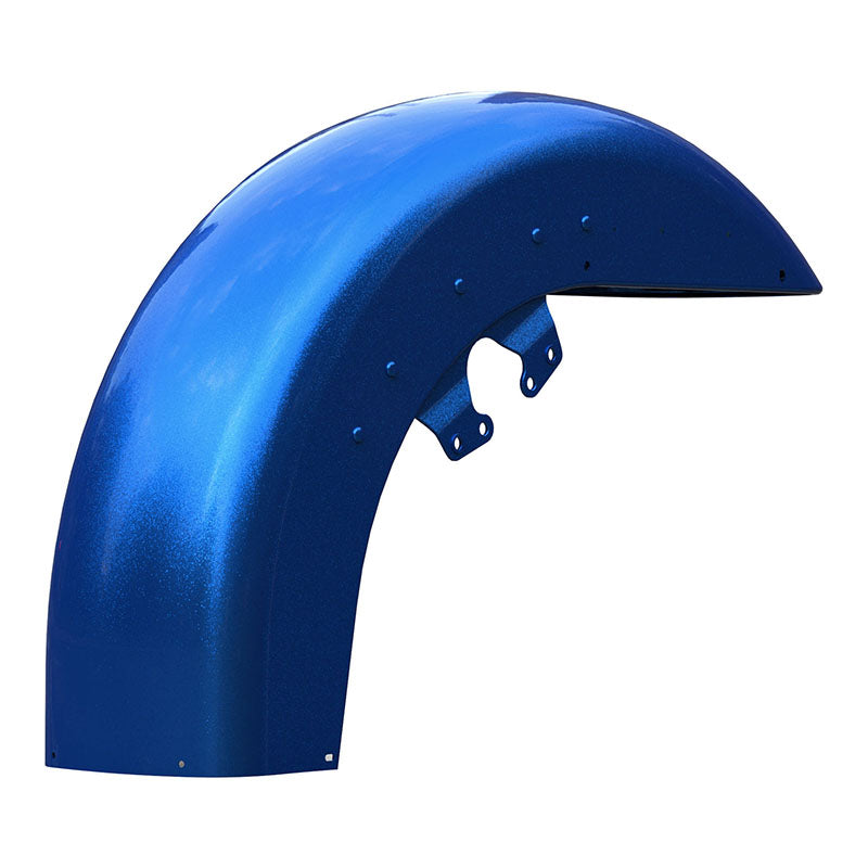 HR3 Mako Shark Fade Motorcycle 18" Front Mudguard Fender (can be installed with lighting)For Harley Touring Electra Glide Ultra Limited Tri Glide 14-23