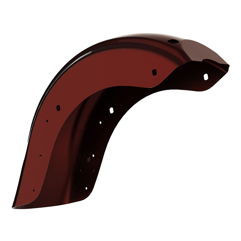 HR3 Auburn Sunglo & Black Hole With Rich Bourbon Motorcycle Mudguard CVO STYLE REAR FENDER FOR Harley Touring 2014-2023