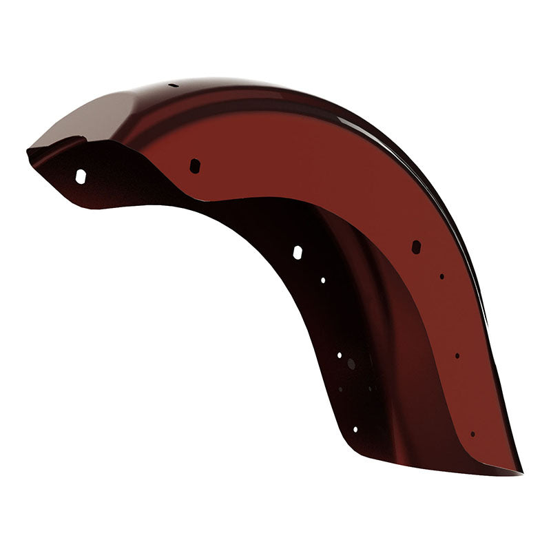 HR3 Auburn Sunglo & Black Hole With Rich Bourbon Motorcycle Mudguard CVO STYLE REAR FENDER FOR Harley Touring 2014-2023