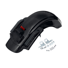 Custom Chrome CVO Style Somke Lens LED Rear Fender System Fit For Harley Touring '14-'23