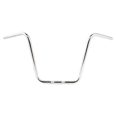 Santee 1" Ape Hanger Bar 16" Rise Handlebar Knurled & Pre-drilled Chrome Matte Black Fit For Harley