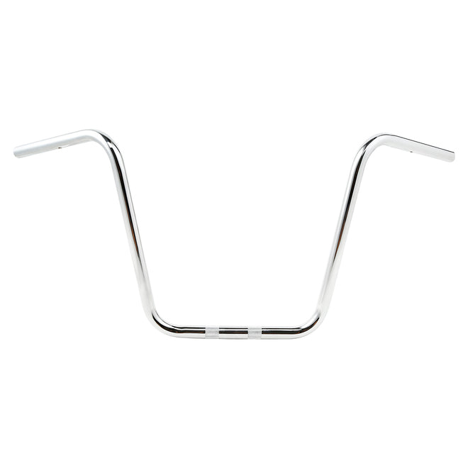 Santee 1" Ape Hanger Bar 16" Rise Handlebar Knurled & Pre-drilled Chrome Matte Black Fit For Harley