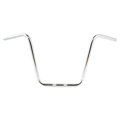 Santee 1" Ape Hanger Bar 16" Rise Handlebar Knurled & Pre-drilled Chrome Matte Black Fit For Harley
