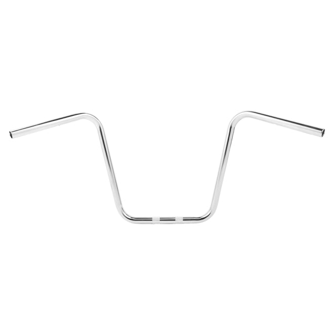 Santee 1" Ape Hanger Bar 16" Rise Handlebar Knurled & Pre-drilled Chrome Matte Black Fit For Harley