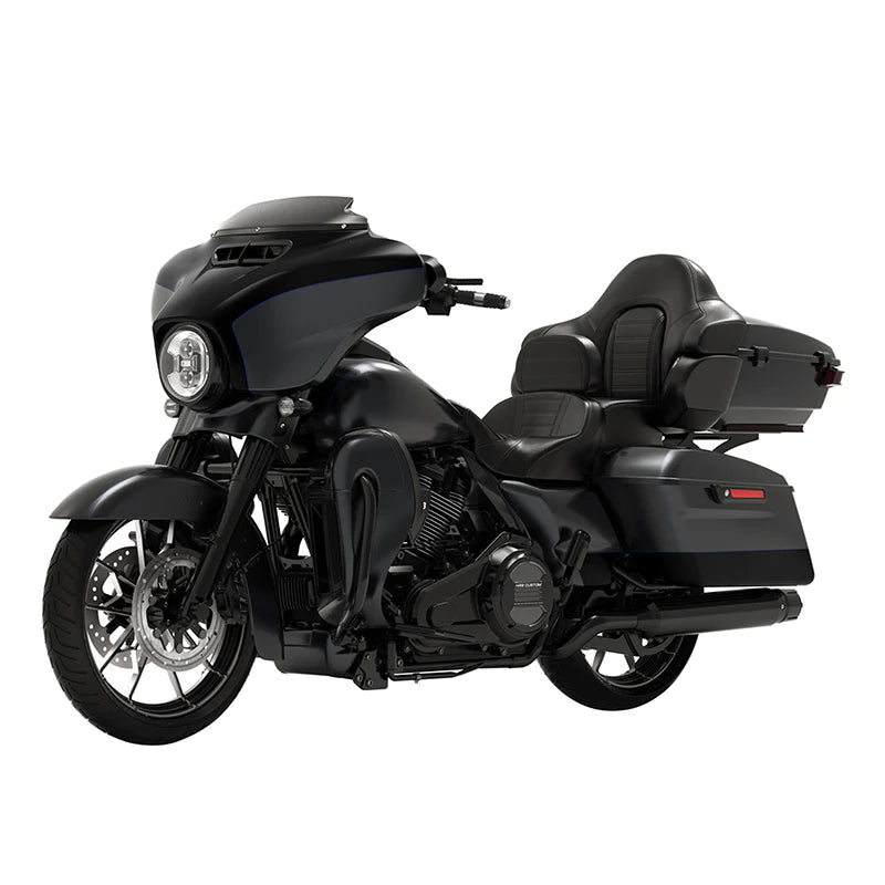 HR3 Gauntlet Gray Metallic / Vivid Black Complete Body Fairing Kit For Harley Ultra Limited FLHTK 14-23