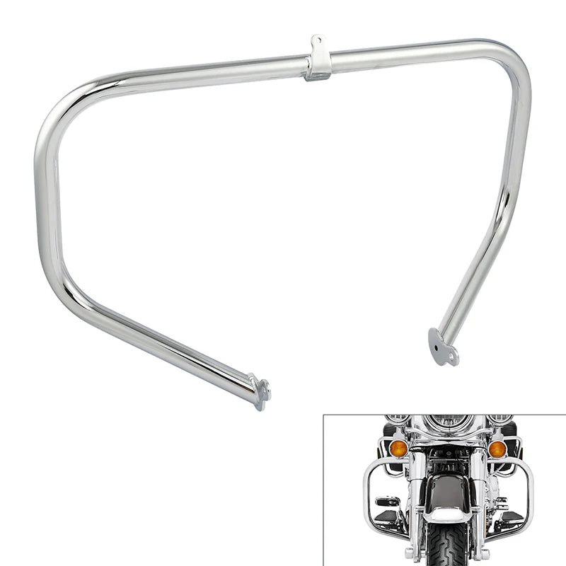 HR3 Black Chrome Engine Guard Highway Crash Bar Fit For Harley Touring Road Glide 09-23